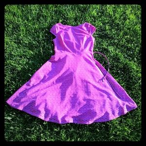 Black Label by evan-picone A-line crochet dress 8